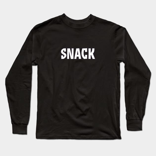 Snack Long Sleeve T-Shirt by MonarchFisher